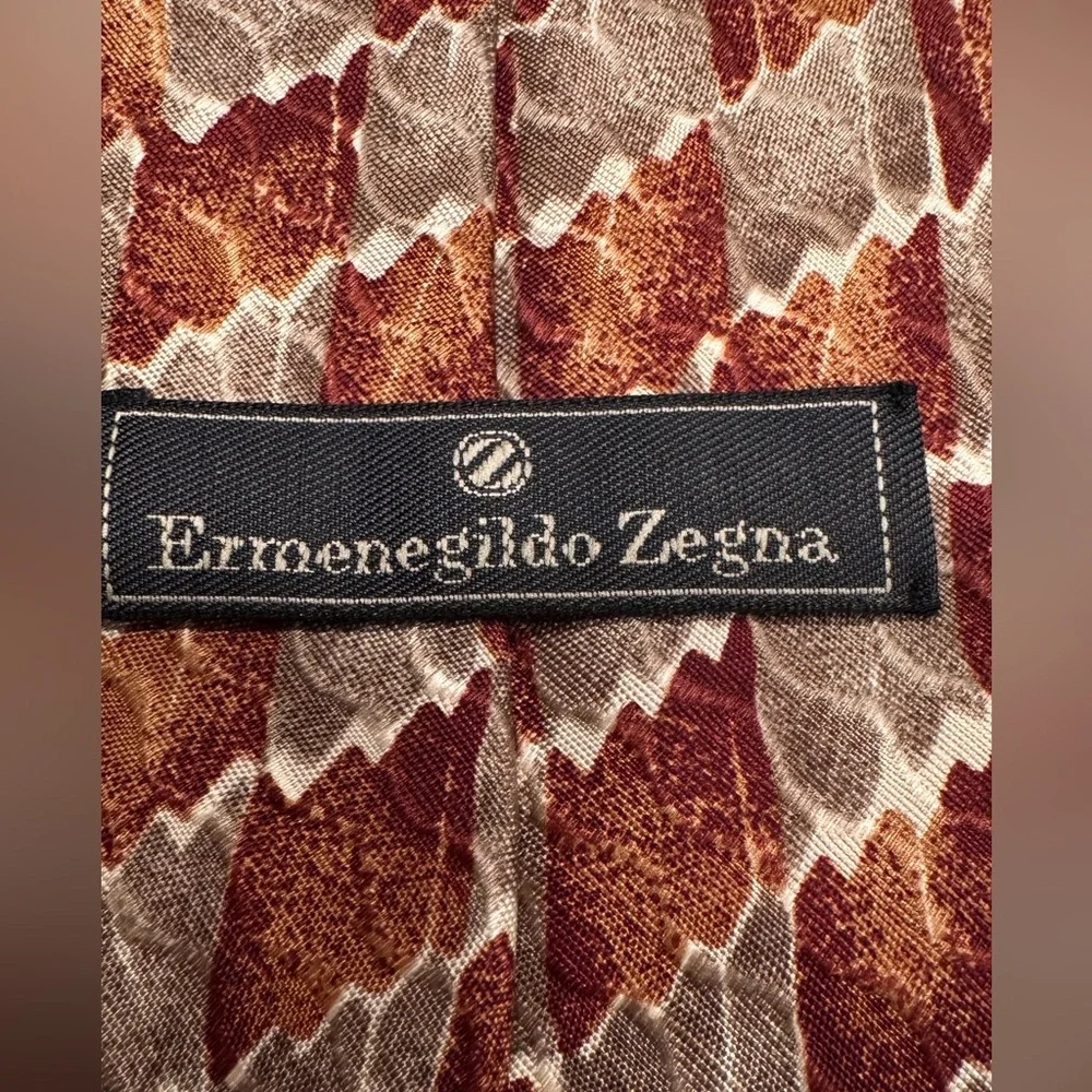 Vintage Ermenegildo Zegna 100% Silk Neck‎ Tie VGUC